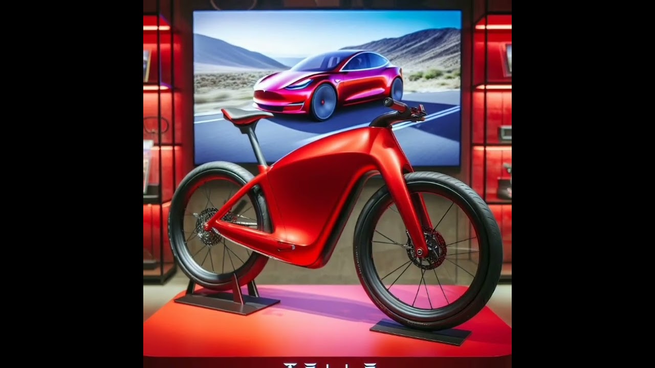 Animation of tesla bike |unreal future bikes |