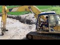 Dangerous Fastest Excavator Driving Operator Skills