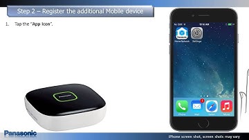 Panasonic - Home Network Bundles - KX-HNB600 - Register additional iOS mobile devices to a hub.