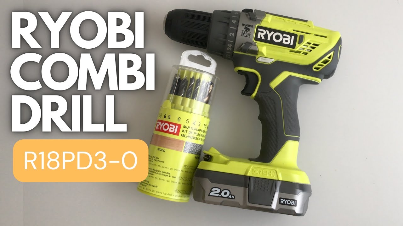 Held og lykke Monopol Trafikprop Ryobi R18PD3-0 18V ONE+ Cordless Percussion Drill Unboxing & First Use -  YouTube