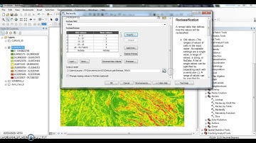Reclasificación de mapa de Pendientes en ArcGIS