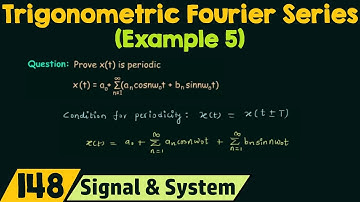 Trigonometric Fourier Series (Example 5)