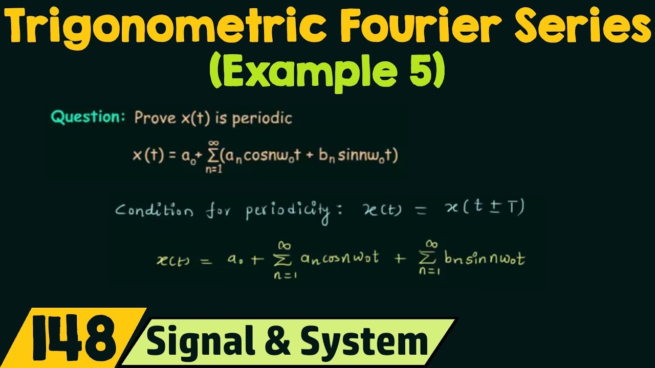Trigonometric Fourier Series (Example-5)