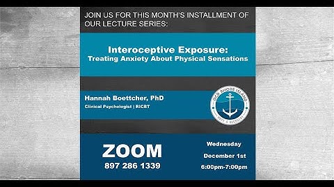 Interoceptive Exposure: Treating Anxiety About Physical Sensations