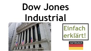 Dow Jones Industrial Index - einfach Erklärung auf deutsch