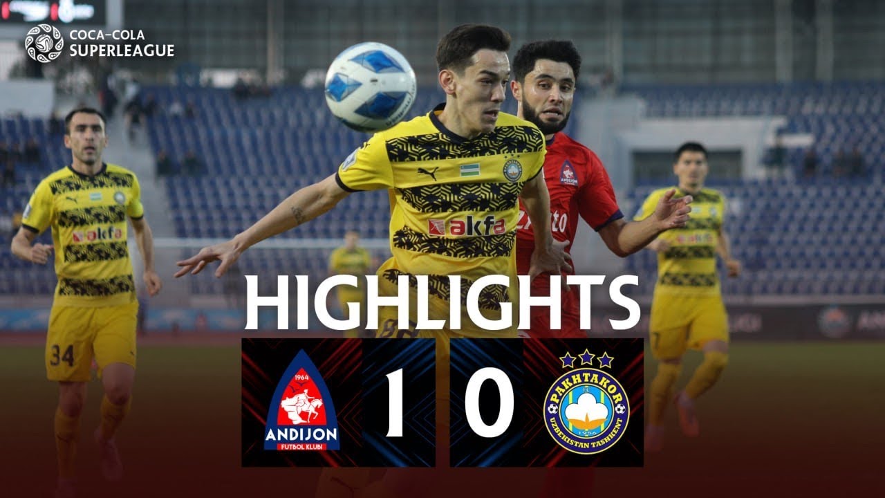 Андижон - Пахтакор 1:0 вазиятлар