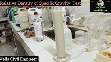 Admixture का Specific Gravity या Relative Density Test कैसे होता हैं? #civilengineer  #admixture