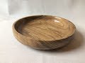 Wood turning - Turning a shallow bowl/plate out of Ovangkol wood Wood turning - Turning a shallow bowl/plate out of Ovangkol wood