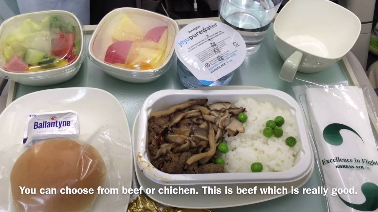 #063【機窓・機内食・アナウンス】Korean Air 大韓航空 대한항공 Economy Class  札幌Sapporo/Chitose ⇒ソウルSeoul/Incheon
