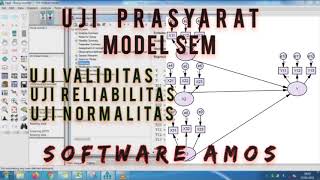 Uji Prasyarat (Validitas, Reliabilitas, Normaliras) Model SEM di Software AMOS screenshot 3