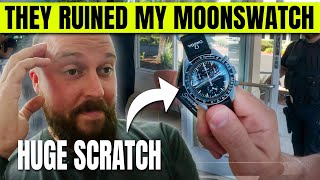 WATCH DEALER DESTROYS MY MOONSWATCH!