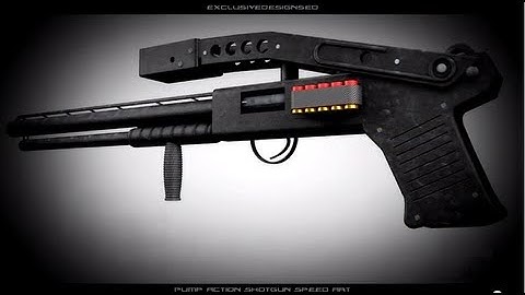 Cinema 4D Speed Modeling - Pump Action Shotty