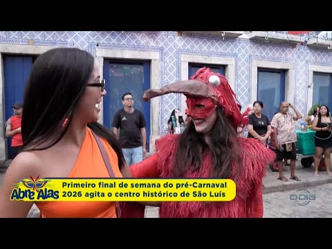 Primeiro final de semana do pré carnaval 2026 agita o centro histórico de São Luís 24 01 2026
