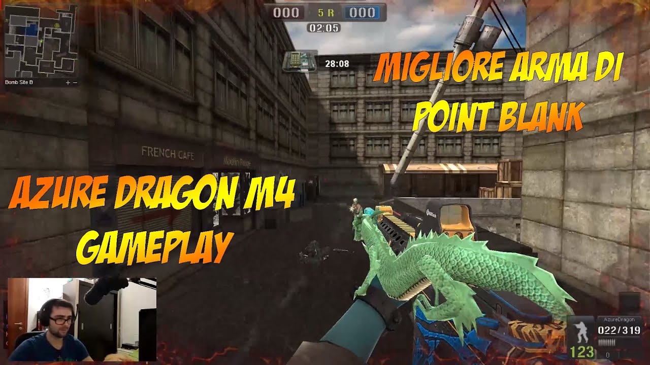 POINT BLANK ITA ~ M4 Azure Dragon GAMEPLAY ~ Point Blank Moddato ...