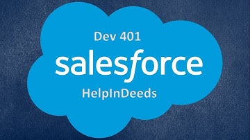 salesforce dev 401 certification