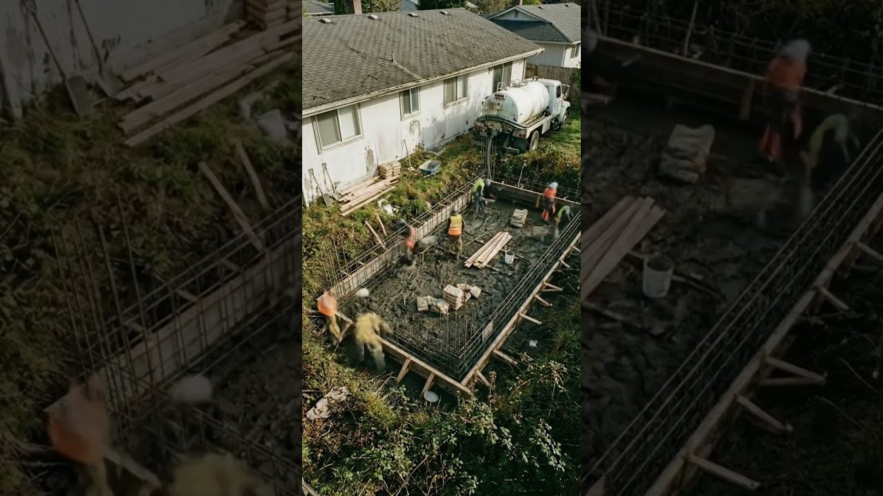 Backyard Pond Transformed into a Modern Luxury Swimming Pool