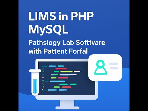 Laboratory Management System (LIMS) in PHP MySQL | Pathology Lab Software with Patient Portal