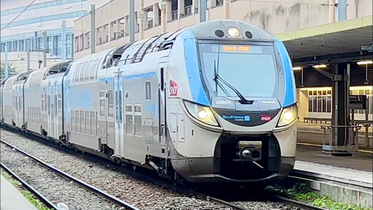 Звук поезда Regio 2N на вокзале Gare De Lyon