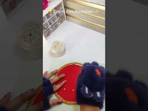Diya stand making at home / Diwali diya stand decoration ideas / Diwali craft ideas #diwali #shorts