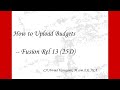 Fusion Cloud Training - Part 46 - How to Upload Budgets in GL With Budgetary Control Not Enabled