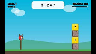 Video Demo Aplikasi Game Angry Math Menggunakan Matter.js screenshot 4