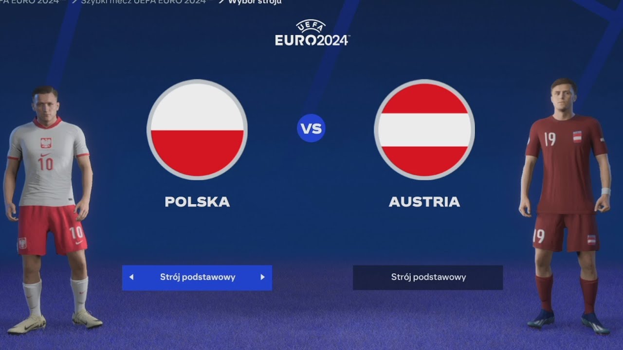 Mecz Euro 2024 (Polska vs Austria) 21/06/2024 Godzina 