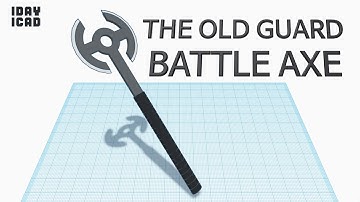 [1DAY_1CAD] THE OLD GUARD / BATTLE AXE (Tinkercad : Know-how / Style / Education)