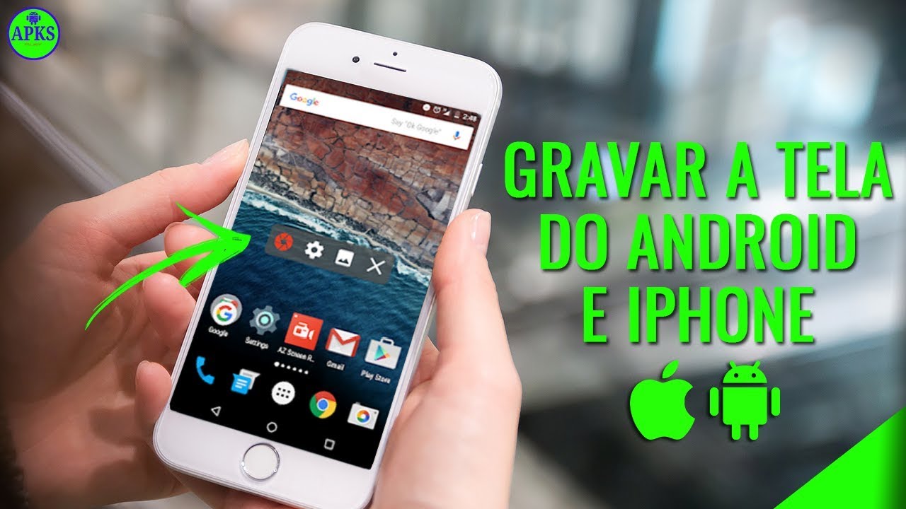 Como gravar a tela do celular Android e iPhone de forma fácil - YouTube