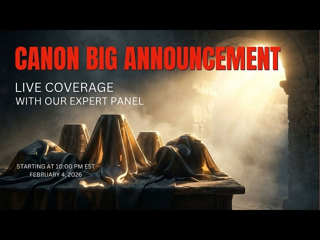 Canon Lens & Camera Announcement - YouTube