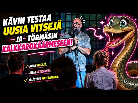 Uusien vitsien testaamista ja kavereita