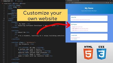 Build a Personal Portfolio Website in Under 20 Minutes! (HTML & CSS Beginner Guide)