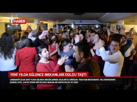 Yeni yılda eğlence mekanları doldu taştı