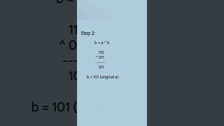 👉 “Swap Two Numbers Without Temp | Java XOR Trick” #JavaShorts #CodingShorts#BitwiseOperator