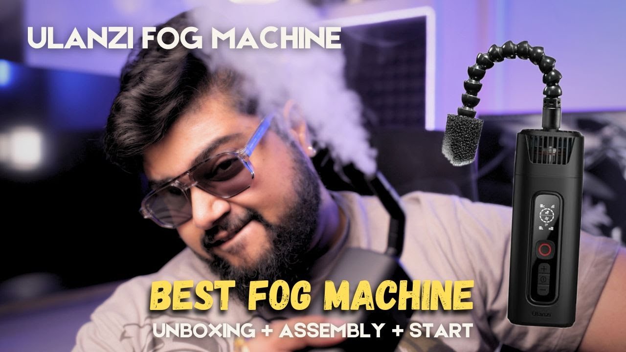 How to use Ulanzi Fog Machine Unboxing & Assembly – First Look & Setup!