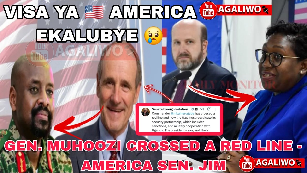 GEN. MUHOOZI AMERICA EMUTADDE KU NINGA, EBYA UGANDA NE AMERICA BITABUKIDEE DDALA, VISA EKALUBYE