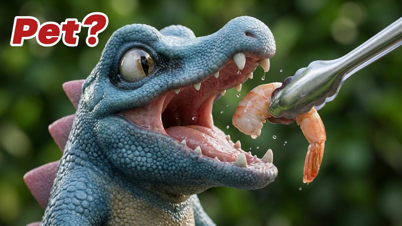 У меня появился домашний питомец — тотодайл.