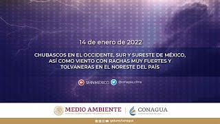 14 De Enero De 2022 800H Pronóstico Del Tiempo