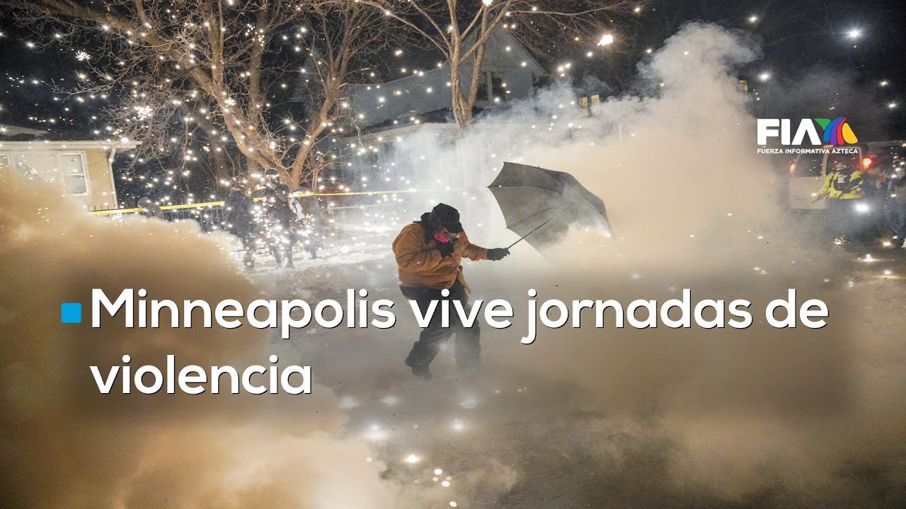 Minneapolis arde tras protestas violentas y amenaza de Trump con tropas federales