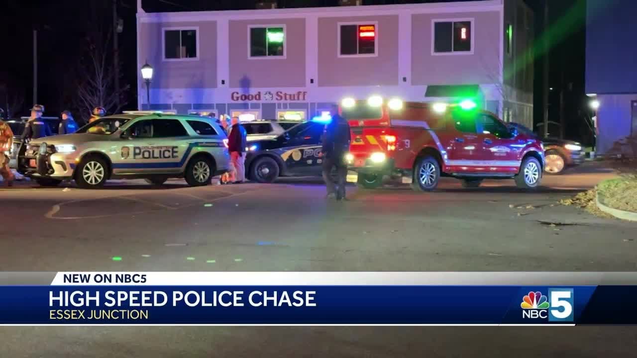 High Speed Chase Ends In Crash - YouTube