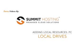 Adding Local Resources on PC: Drives