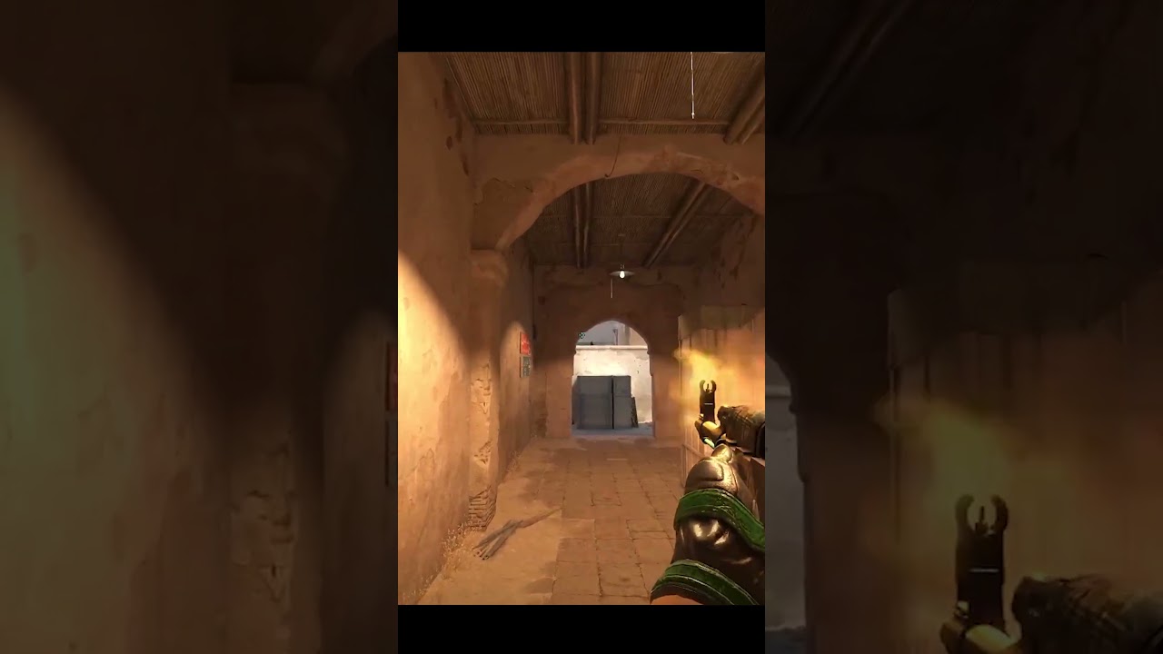 I'm showing my shooting skills on Dust 2
