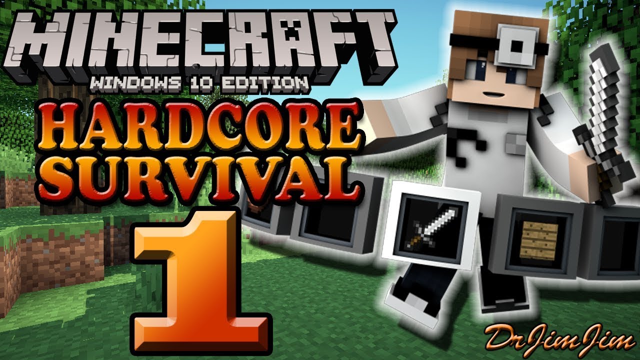 Hardcore Survival - E01 - I'M READY!! (Minecraft PE 