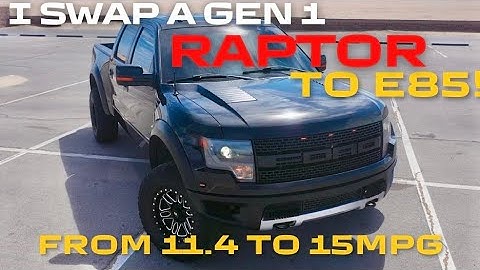 My new Raptor Gets E85 SWAPPED and it likes it!