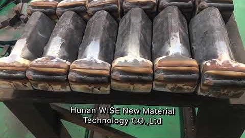 PTA hardfacing process of 35CrMnSi hammer