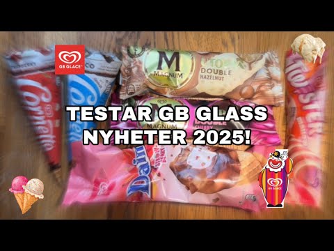 TESTAR GB GLASS NYHETER 2025