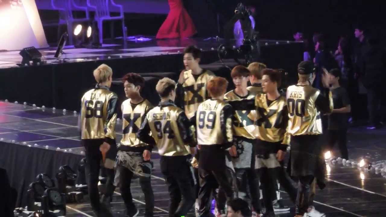 140212 3rd Gaon Awards Ending Wolf+Growl☆EXO☆ cut 23