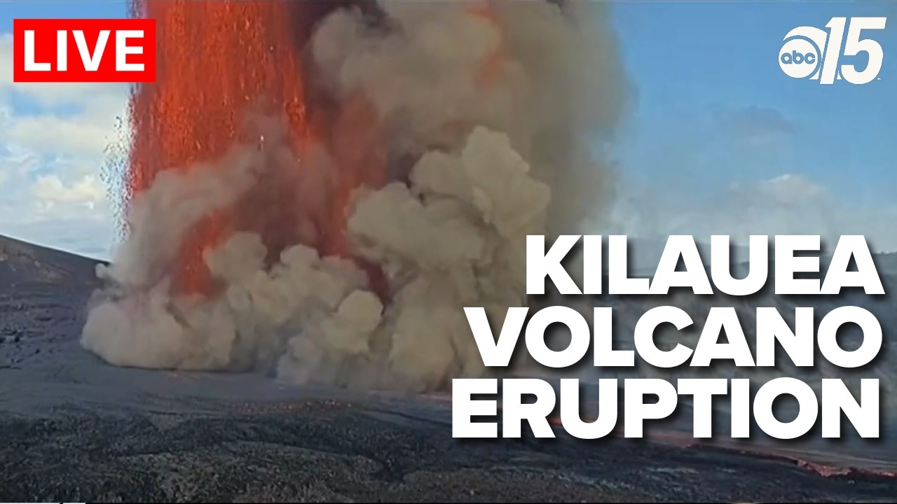 Kīlauea Volcano Erupting in Hawaii