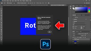 How to Show Contextual Taskbar in Photoshop 2026