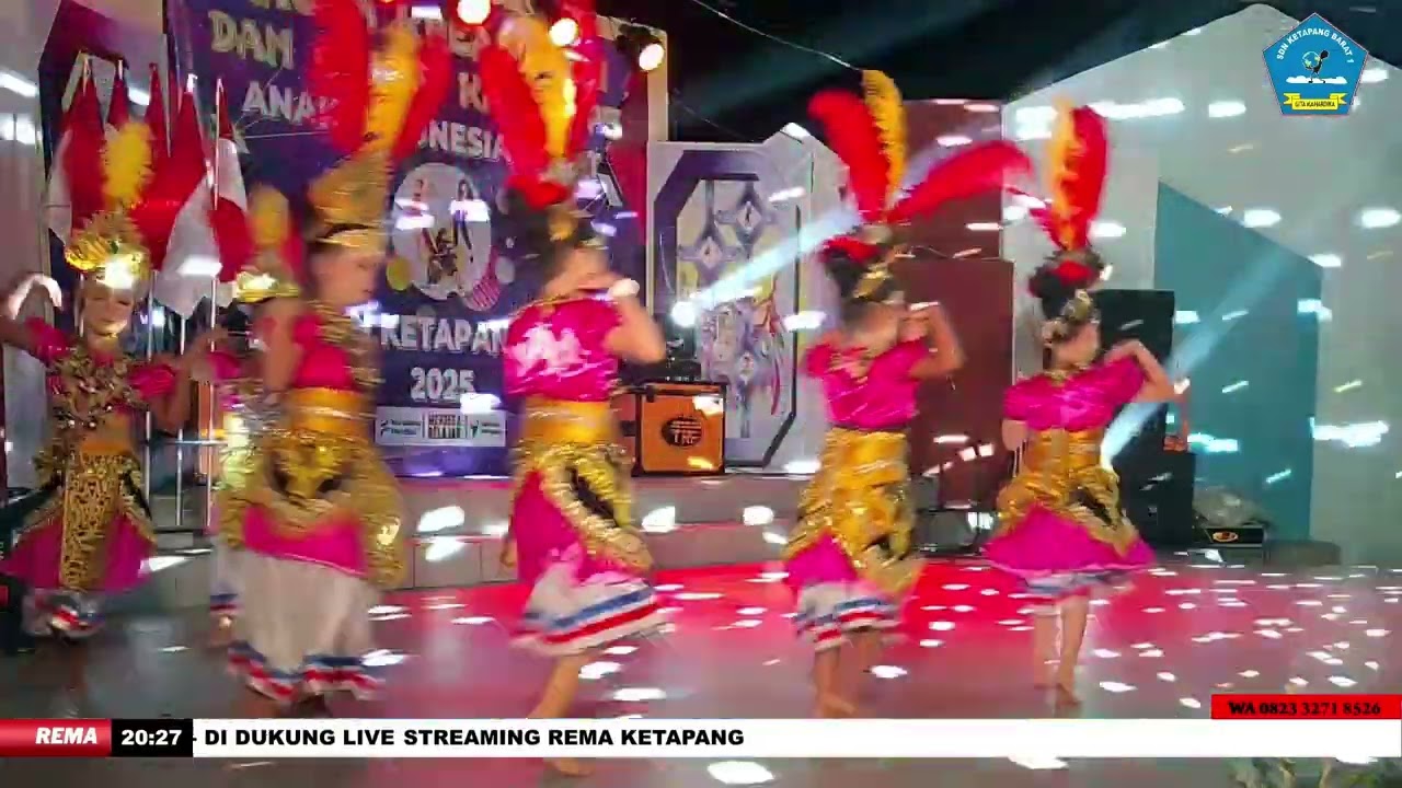 RINDU AKU RINDU KAMU JADI SATU | Tari Kelas 1A | UPTD SDN Ketapang Barat 1