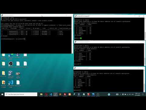 Sistema de Clúster Pgpool-II 4.2.3-PostgreSQL12(3 servidores) 2021-II